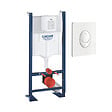 GROHE - Bâti-support autoportant Rapid SL Project 1.13 M + Plaque commande Skate Air blanc alpin - vignette