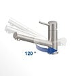 VILLEROY ET BOCH - Robinet cuisine rabattable  Como Shower window Anthracite + nettoyant - vignette