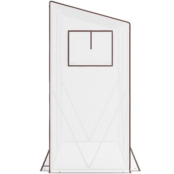 TECTAKE - serre en plastique transparent blanc 200x77x170 cm robuste avec résistance aux intempéries - large