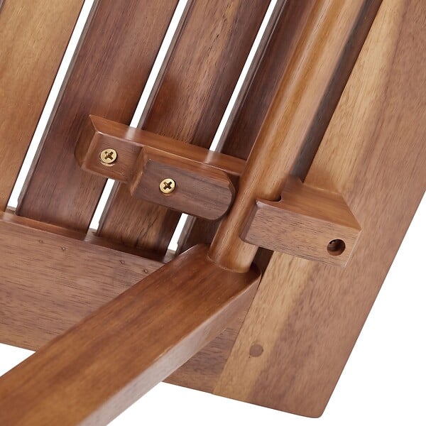 TECTAKE - Ensemble de bistrot marron pliable résistant aux intempéries pour 2 personnes en bois d'acacia huilé et acier galvanisé - large