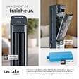 TECTAKE - Air cooler mobile 4 en 1 en abs gris anthracite 23 x 29 x 86,5 cm 5 l réservoir d eau 3 modes 3 vitesses - vignette