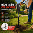 GT MARKET - Mèche de tarière Ø 60 mm avec adaptateur pour perceuse et perforateur SDS-plus - vignette