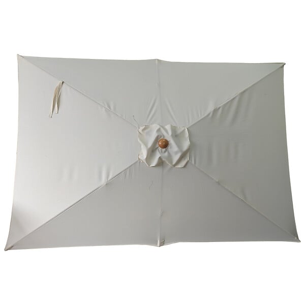 HAPPY GARDEN - Parasol droit HAPUNA rectangulaire 2x3m beige et effet bois - large