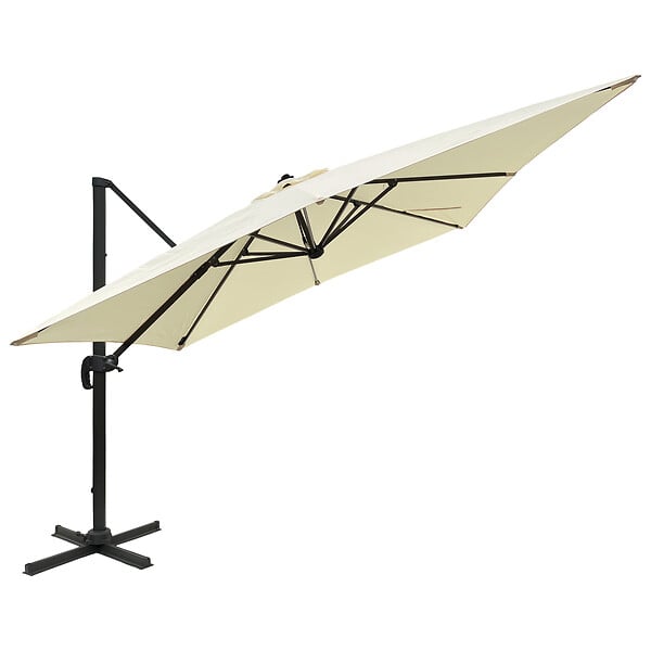 HAPPY GARDEN - Toile pour parasol déporté MOLOKAI carré 3x3m beige - large