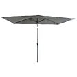 HAPPY GARDEN - Toile pour parasol droit HAPUNA rectangulaire 2x3m gris - vignette