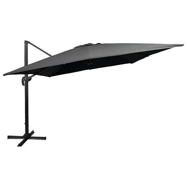 HAPPY GARDEN - Toile pour parasol déporté MOLOKAI carré 3x3m noir - large