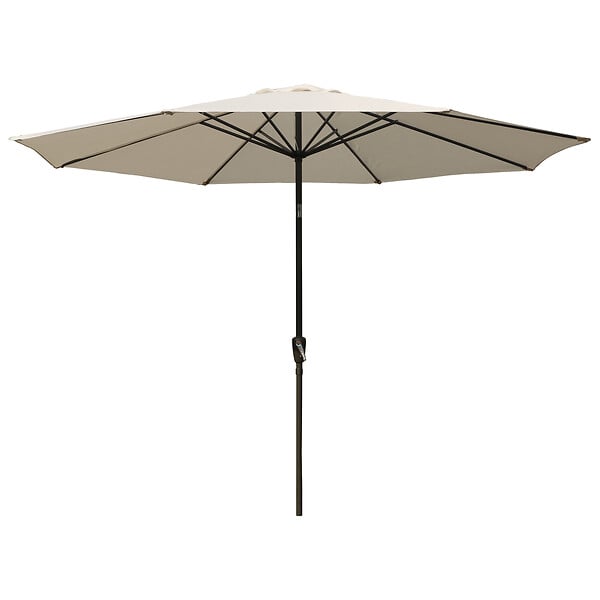 HAPPY GARDEN - Toile pour parasol droit HAPUNA rond 3,30m de diamètre beige - large