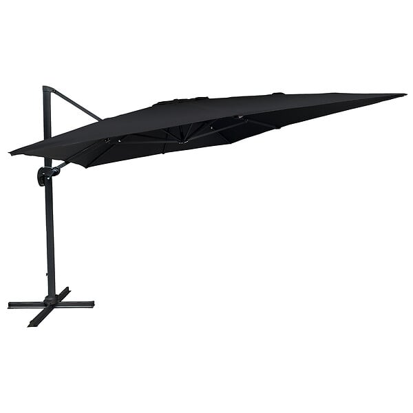 HAPPY GARDEN - Toile pour parasol déporté MOLOKAI rectangulaire 3x4m noir - large