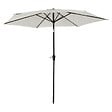 HAPPY GARDEN - Toile pour parasol droit HAPUNA rond 2,70m de diamètre beige - vignette
