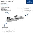 VILLEROY ET BOCH - Mitigeur bain douche thermostatique  Universal rond Chrome - vignette