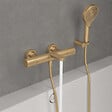 VILLEROY ET BOCH - Mitigeur bain douche thermostatique  Universal rond Or brossé - vignette
