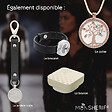 MONSHERIF - MONSHERIF© Bouton d'alerte + lanière noire - App gratuite - Sans abonnement - vignette