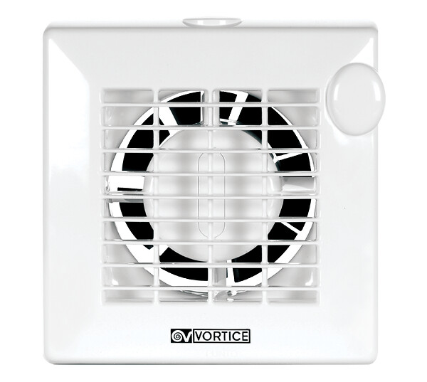 VORTICE - Extract héli mural volet 12V ø100 90m3/h - large