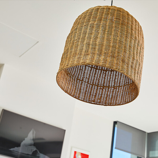LUMISKY - Abat jour naturel seul GIACOMO INDOOR H45cm - large