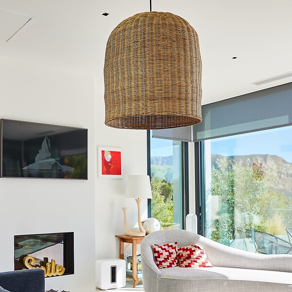 LUMISKY - Abat jour naturel seul GIACOMO INDOOR H45cm - large