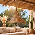 LUMISKY - Abat jour naturel seul GAIA INDOOR H44cm - vignette