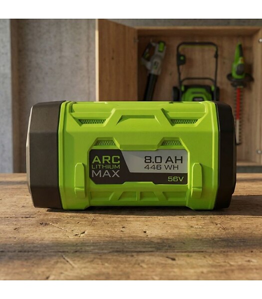 EGO POWER+ - Batterie Lithium-Ion 8Ah nouvelle génération Arc lithium Max 56 volts   Ego Power + BA4480X - large