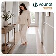 VOUNOT - Tapis de salon poils ras doux antiderapant 80x200cm uni gris - vignette
