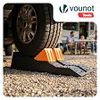VOUNOT - Lot 2 rampes nivellement voiture 5T cale d’acces PP 56x20x13cm noir - vignette
