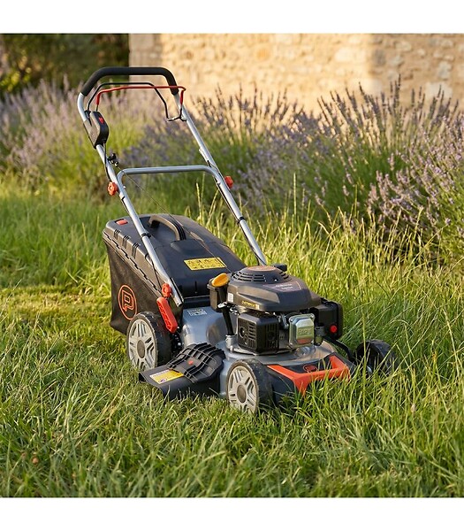 POPSTER - Tondeuse thermique 46 cm 139cc démarrage électrique et mulching inclus - POPSTER TLM046SM L139ES - large
