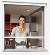 MOSQUITO STOP - Enrouleur moustiquaire PVC blanc - 130x160 cm - vignette