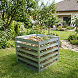 TIMBELA - Composteur de Jardin Timbela M800 - 91 x 91 x H85 cm / 704L - vignette