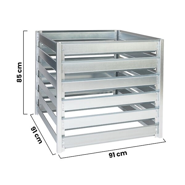 TIMBELA - Composteur de Jardin Timbela M800 - 91 x 91 x H85 cm / 704L - large