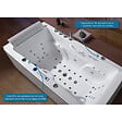 DISTRIBAIN - Baignoire balnéo Santa-fe 53 jets - vignette