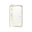 AURLANE - Cabine de douche Rectangle 110x80x206.5/236.5cm Blanche et Profilés Or Brossé - Receveur standard - vignette