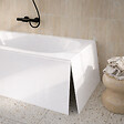 ALLIBERT - Pack Baignoire 180x80cm et 2 Tabliers recoupables - Blanc Brillant - Marina Round Duo - vignette