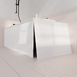 ALLIBERT - Pack Baignoire Duo 170x75cm avec Tabliers recoupables 180cm et 80cm - Blanc Brillant - MAE - vignette