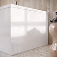ALLIBERT - Tablier de Baignoire Blanc Brillant 80x50x2.5 cm - Acrylique et ABS - vignette
