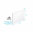 ALLIBERT - Tablier de Baignoire Blanc Brillant 80x50x2.5 cm - Acrylique et ABS - vignette