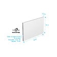 ALLIBERT - Tablier de Baignoire Blanc Mat 80x50x2.5 cm - 100% Acrylique - vignette
