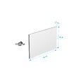 ALLIBERT - Tablier de Baignoire Blanc Mat 80x50x2.5 cm - 100% Acrylique - vignette