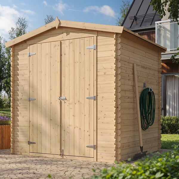TIMBELA - Abri de Jardin en Bois 3,53 m² TIMBELA M343C1+M343G - large