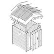 TIMBELA - Abri de Jardin en Bois 3,53 m² TIMBELA M343F1 - vignette