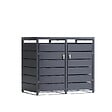 TIMBELA - Cache-Poubelles 2 x 240L TIMBELA M802-2K - vignette