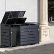 TIMBELA - Cache-Poubelles 3 x 240L TIMBELA M802-3K - vignette