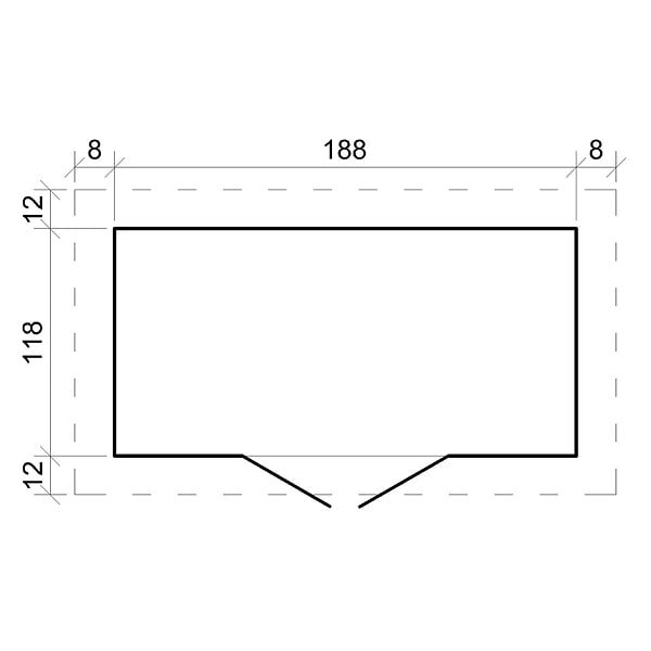 TIMBELA - Abri de Jardin en Bois 2,22 m² TIMBELA M311C1+M311G - large