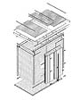 TIMBELA - Abri de Jardin en Bois 2,22 m² TIMBELA M311C1+M311G - vignette