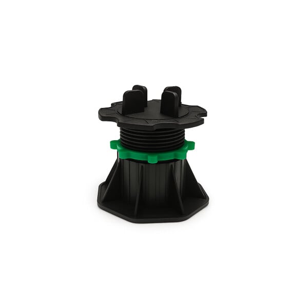 MCCOVER - Plot réglable 50-80 mm dalle et carrelage avec cale anti-bruit 78 mm Noir - large