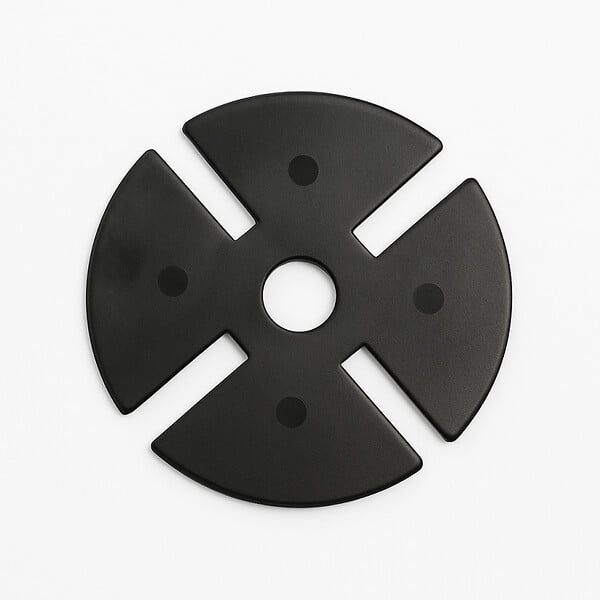 MCCOVER - Plot réglable 10-15 mm dalle et carrelage avec cale anti-bruit 97 mm Noir - large