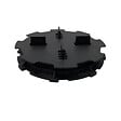 MCCOVER - Plot réglable 10-15 mm dalle et carrelage avec cale anti-bruit 97 mm Noir - vignette