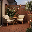 MCCOVER - PACK 4 m² lame de terrasse composite Maxima + ACCESSOIRES 3600mm Brun rouge, ep.22mm, l.14 cm, L.360 cm - vignette