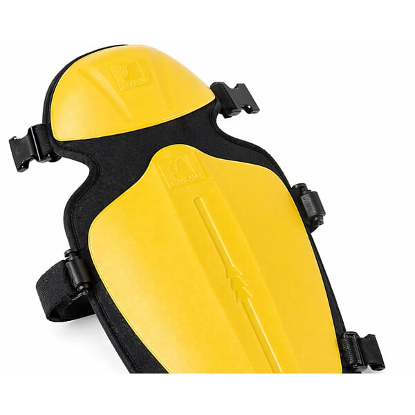 MCCOVER - Protège-tibias de sécurité avec protection genoux et chevilles - Taille - Réglable - large