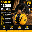 MCCOVER - Casque antibruit DeWalt DPG18 SNR - Réduction de bruit - 35 dB - vignette