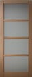 GD MENUISERIES - Porte Coulissante en hetre 4 vitrages H204 X L63 cm - vignette