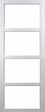 GD MENUISERIES - Porte Coulissante Tana blanc Vitree H204 x L63, Coquilles - vignette