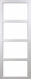GD MENUISERIES - Porte Coulissante Tana blanc Vitree H204 x L63 - vignette
